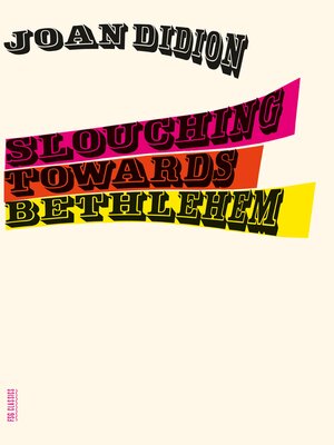 cover image of Slouching Towards Bethlehem